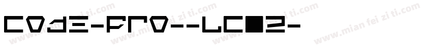 Code-Pro--LC 2字体转换